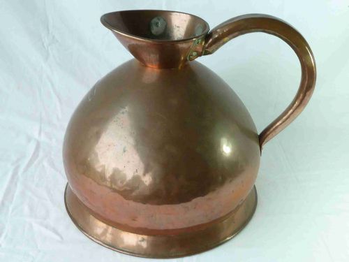 VICTORIAN FOUR GALLON MEASURE VR MARKED SEAMED MEASURING JUG - ADDITIONAL PHOTO 1