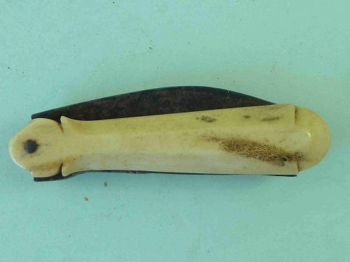 INDIAN MANUSCRIPT CHETTIAR PALM LEAF BOOKKEEPERS KNIFE ANTLER SCRIBES CHIT TALLY ANTIQUE - ADDITIONAL PHOTO 5