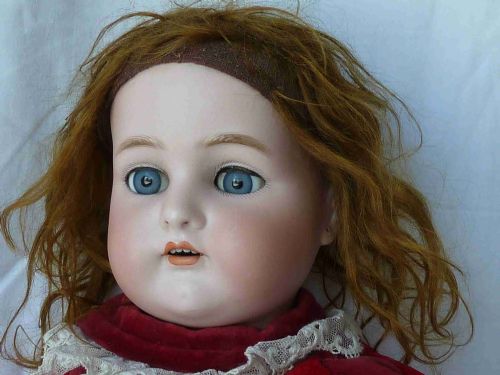 LARGE KAMMER REINHARDT SIMON HALBIG GERMAN BISQUE DOLL STAR 70 SLEEP EYES - ADDITIONAL PHOTO 1