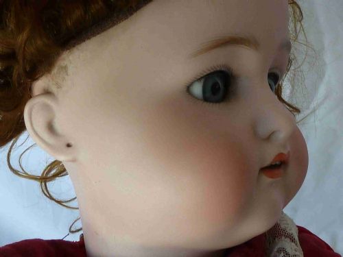 LARGE KAMMER REINHARDT SIMON HALBIG GERMAN BISQUE DOLL STAR 70 SLEEP EYES - ADDITIONAL PHOTO 8