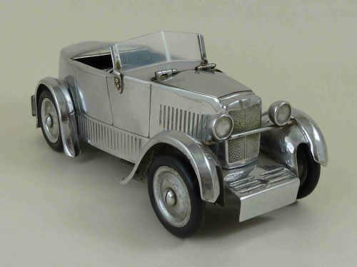 DUNHILL BOLIDE MG CAR TABLE CIGARETTE LIGHTER NOVELTY BLEI BOTTONI BOOK - ADDITIONAL PHOTO 2