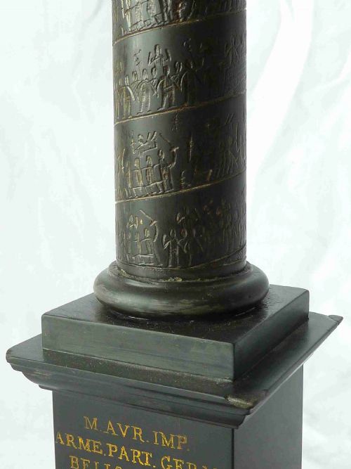 ITALIAN ROME 19TH CENTURY COLUMN OF MARCUS AURELIUS GRAND TOUR SOUVENIR - ADDITIONAL PHOTO 5