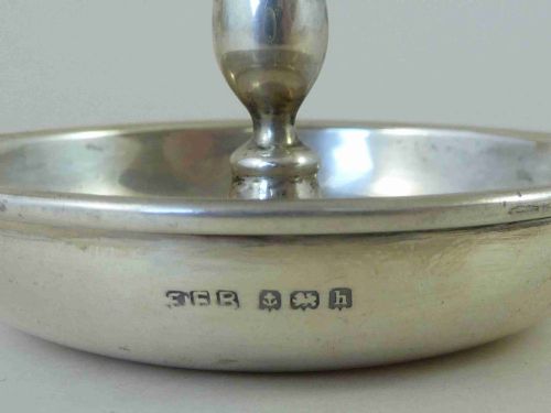 1907 SILVER TRUMP MARKER BRIDGE SUNDIAL ENGLISH STERLING HALLMARKED - ADDITIONAL PHOTO 3