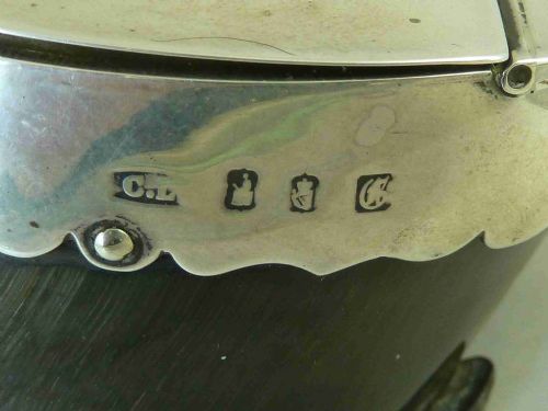 VICTORIAN DUBLIN SILVER HORSE HOOF BOX 1897 DEEPDENE IRISH PEERAGE TAXIDERMY - ADDITIONAL PHOTO 3