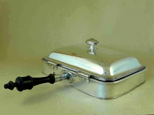 GEORGIAN SILVER OLD SHEFFIELD PLATE TOASTED CHEESE DISH - ADDITIONAL PHOTO 1