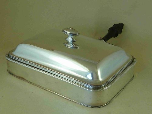 GEORGIAN SILVER OLD SHEFFIELD PLATE TOASTED CHEESE DISH - ADDITIONAL PHOTO 3