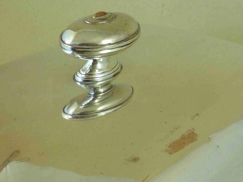 GEORGIAN SILVER OLD SHEFFIELD PLATE TOASTED CHEESE DISH - ADDITIONAL PHOTO 5