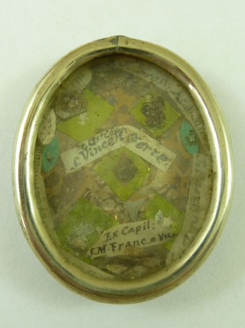 SACRED CATHOLIC RELIQUARY THECA HOLY RELIC FAITH SIX - ADDITIONAL PHOTO 22