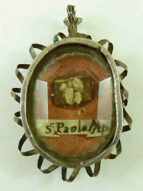 SACRED CATHOLIC RELIQUARY THECA HOLY RELIC FAITH SIX - ADDITIONAL PHOTO 2