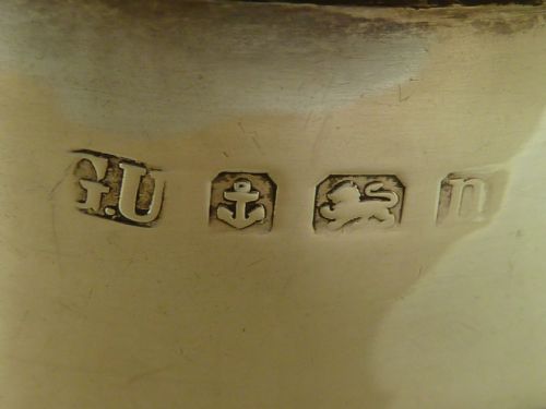 STERLING SILVER TEA CADDY FITTED CADDY SPOON HALLMARKED 1912 GEORGE UNITE - ADDITIONAL PHOTO 5
