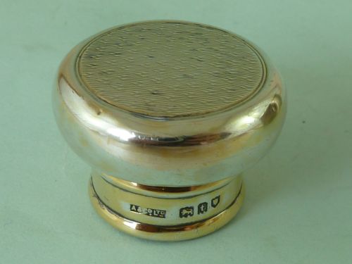ASPREY STERLING SILVER GILT HIP FLASK LONDON 1914 GEORGE V - ADDITIONAL PHOTO 6