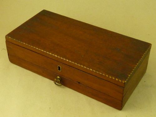 WATERCOLOUR PAINT BOX MAHOGANY INLAY NEWMAN'S ACKERMAN'S REEVES ANTIQUE - ADDITIONAL PHOTO 4