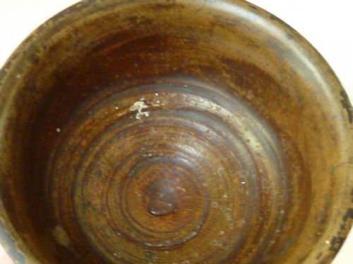 TURNED LIGNUM VITAE TABLE SALT BOWL STEM CUP TREEN SILVER ANTIQUE - ADDITIONAL PHOTO 6