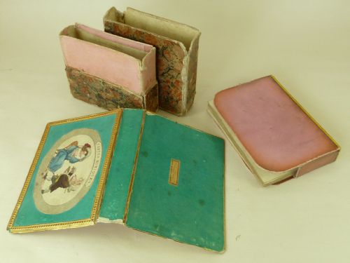 CARTES MIMIQUES FRENCH NOVELTY ANIMATED CARD GAME TOY CARICATURE ANTIQUE - ADDITIONAL PHOTO 7