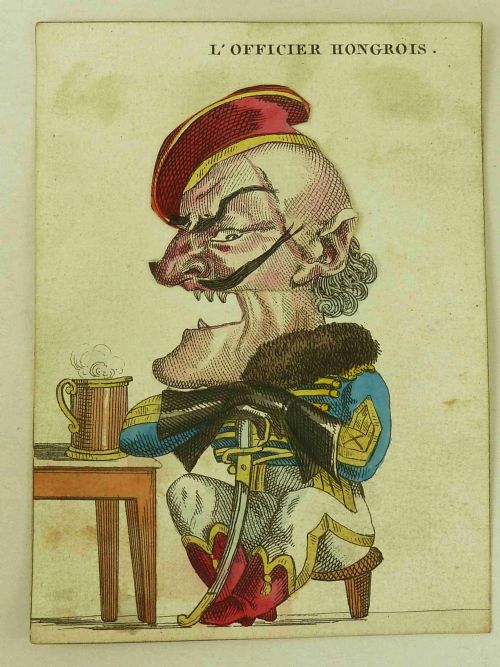 CARTES MIMIQUES FRENCH NOVELTY ANIMATED CARD GAME TOY CARICATURE ANTIQUE - ADDITIONAL PHOTO 2