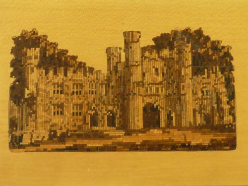 ERIDGE CASTLE TUNBRIDGE WARE WOOD MOSAIC PICTURE FRAME VICTORIAN ANTIQUE - ADDITIONAL PHOTO 7