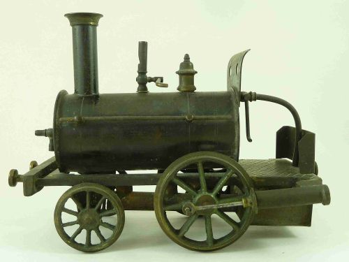 Toy Live Steam Engine Locomotive Train Brass Birmingham Dribbler Piddler Stevens Model Dockyard 1880