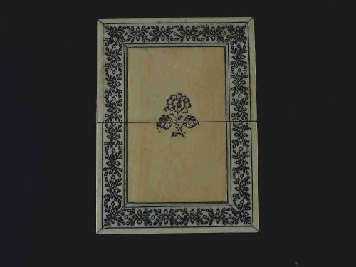 VIZAGAPATAM IVORY VISITING CARD CASE ANGLO INDIAN - ADDITIONAL PHOTO 3