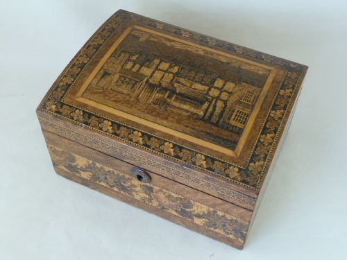 TUNBRIDGE WARE SHAKESPEARES BIRTHPLACE STATIONARY BOX G WISE MAKERS LABEL ENGLISH - ADDITIONAL PHOTO 4