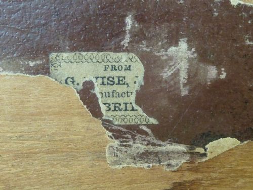 TUNBRIDGE WARE SHAKESPEARES BIRTHPLACE STATIONARY BOX G WISE MAKERS LABEL ENGLISH - ADDITIONAL PHOTO 6