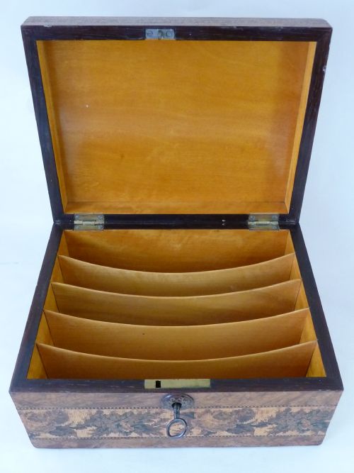 TUNBRIDGE WARE SHAKESPEARES BIRTHPLACE STATIONARY BOX G WISE MAKERS LABEL ENGLISH - ADDITIONAL PHOTO 8