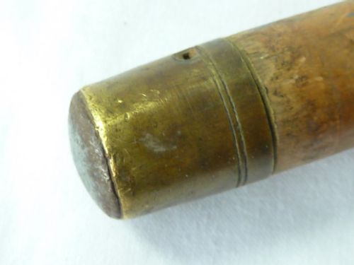 1700 TURNED IVORY MALACCA WALKING STICK ENGLISH CANE SILVER DATED DW - ADDITIONAL PHOTO 4