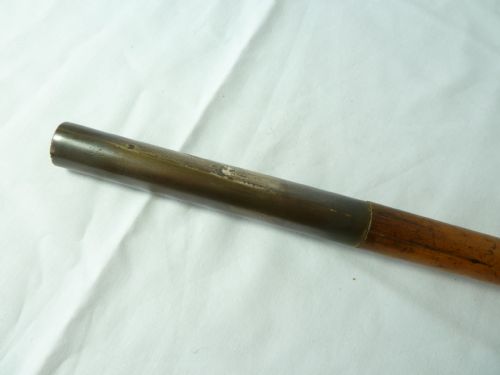 17TH CENTURY TURNED IVORY PIQUE MALACCA WALKING STICK ENGLISH CANE SILVER - ADDITIONAL PHOTO 7