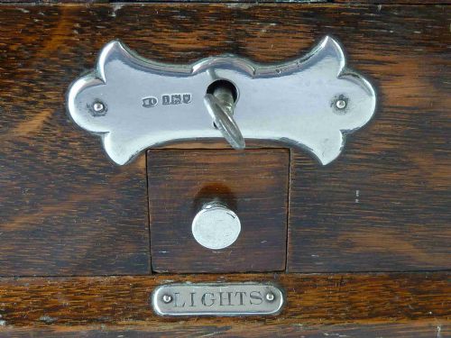 EDWARDIAN SILVER MOUNTED CEDAR LINED OAK BOX CIGARETTE CIGAR VESTA MATCHES HUMIDOR - ADDITIONAL PHOTO 5