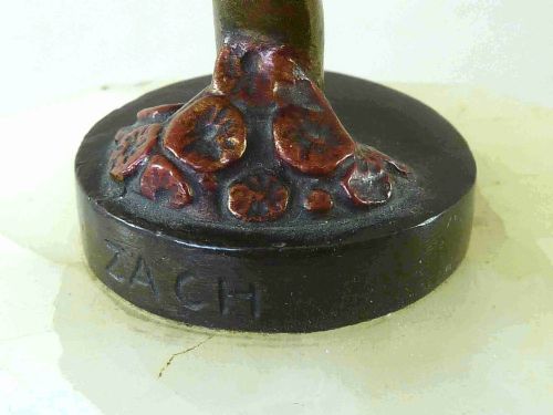 BRUNO ZACH 'EROTIC DANCER' ART DECO BRONZE FIGURE AUSTRIAN COLD PAINTED - ADDITIONAL PHOTO 2