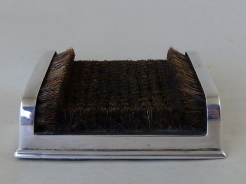 1904 MORDAN SILVER PEN NIB WIPE BOOT BRUSH SCRAPER STERLING HALLMARKED - ADDITIONAL PHOTO 4