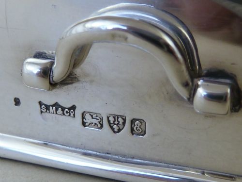 1904 MORDAN SILVER PEN NIB WIPE BOOT BRUSH SCRAPER STERLING HALLMARKED - ADDITIONAL PHOTO 5