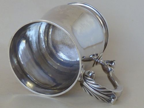 1766 GEORGIAN SILVER TANKARD MUG WILLIAM TUITE LONDON - ADDITIONAL PHOTO 7