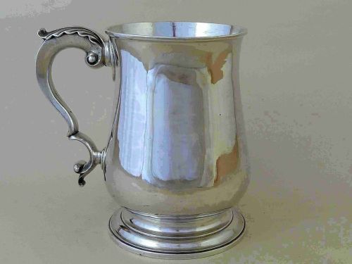1766 georgian silver tankard mug william tuite london - CATEGORY: ANTIQUE SILVER - DATED 18TH CENTURY