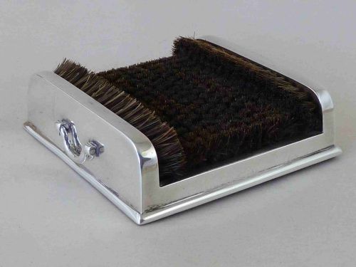 1904 MORDAN SILVER PEN NIB WIPE BOOT BRUSH SCRAPER STERLING HALLMARKED - ADDITIONAL PHOTO 1