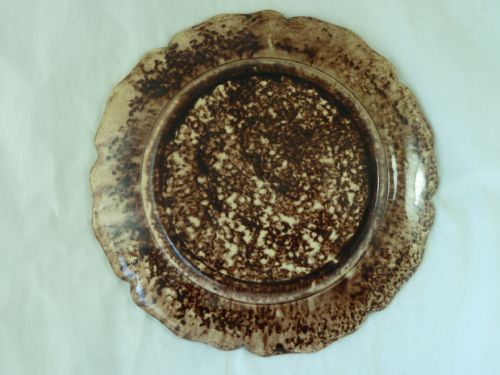 FINE WHIELDON TORTOISESHELL GREY WARE CREAMWARE POTTERY PLATE 1760 - ADDITIONAL PHOTO 4