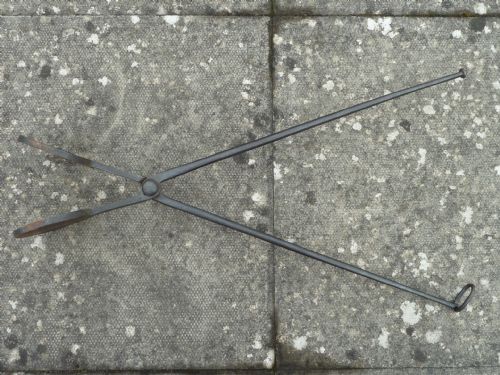 WAFER TONGS PRESS WROUGHT IRON LONG HANDLED COMMUNION BREAD - ADDITIONAL PHOTO 3