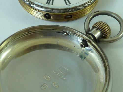1909 BORGEL SCO PEERLESS CAL 63 SILVER POCKET WATCH STAUFFER IWC - ADDITIONAL PHOTO 9