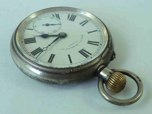 1909 BORGEL SCO PEERLESS CAL 63 SILVER POCKET WATCH STAUFFER IWC - ADDITIONAL PHOTO 2