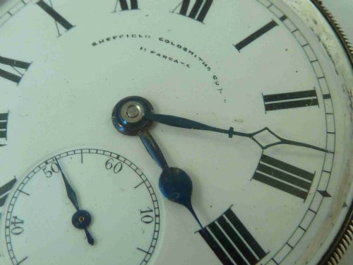 1909 BORGEL SCO PEERLESS CAL 63 SILVER POCKET WATCH STAUFFER IWC - ADDITIONAL PHOTO 8
