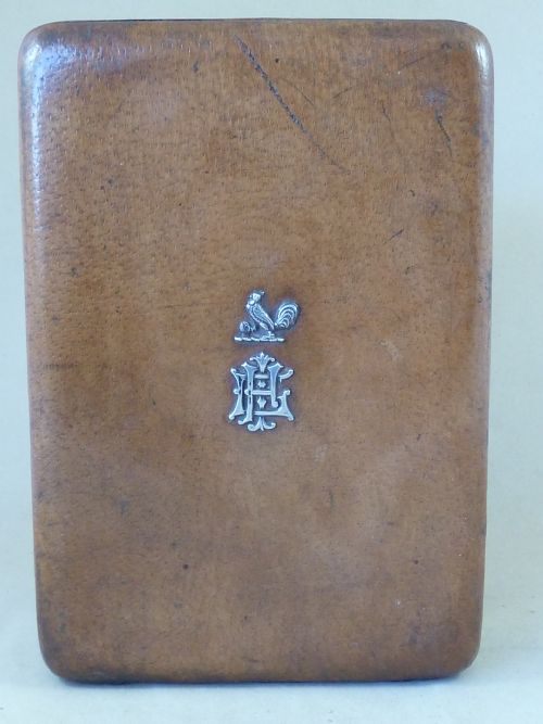 VICTORIAN ASPREY SILVER LEATHER CIGAR HUMIDOR TRAVEL CASE BOX CADDY - ADDITIONAL PHOTO 12