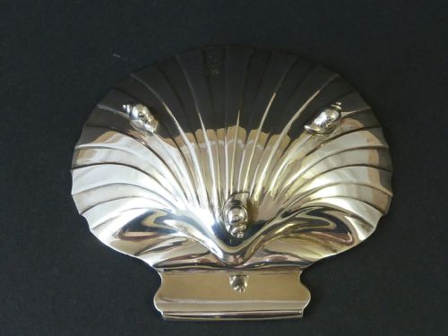 GEORGIAN BUTTER SHELL 1809 ENGLISH STERLING SILVER SCALLOP DISH - ADDITIONAL PHOTO 4