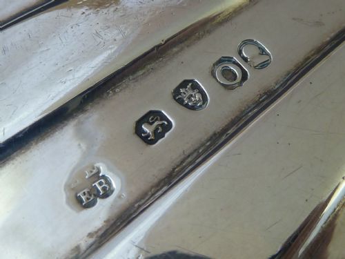 GEORGIAN BUTTER SHELL 1809 ENGLISH STERLING SILVER SCALLOP DISH - ADDITIONAL PHOTO 6