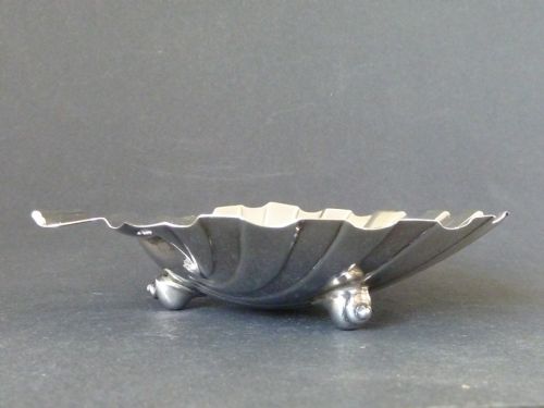 GEORGIAN BUTTER SHELL 1809 ENGLISH STERLING SILVER SCALLOP DISH - ADDITIONAL PHOTO 7