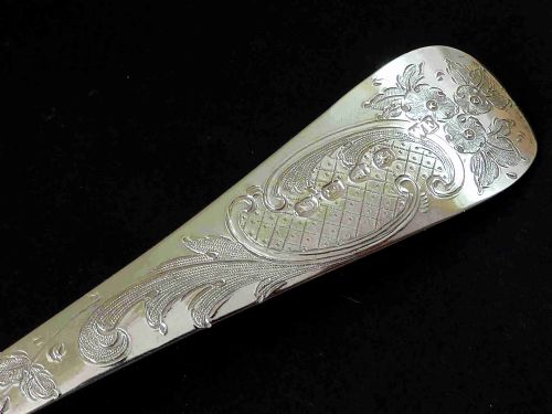 12 VICTORIAN BERRY SPOON HALLMARKED STERLING SILVER GILT STUFFING BASTING - ADDITIONAL PHOTO 2