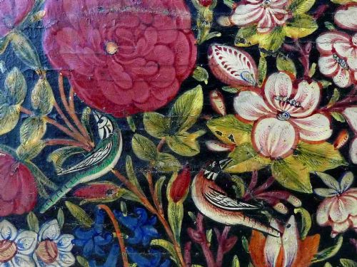 LACQUER BOX KASHMIRI WARE LACQUER INDIAN DECORATIVE MUGHAL PERSIA - ADDITIONAL PHOTO 6