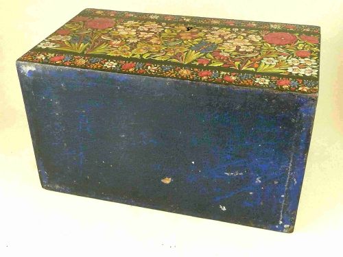 LACQUER BOX KASHMIRI WARE LACQUER INDIAN DECORATIVE MUGHAL PERSIA - ADDITIONAL PHOTO 8