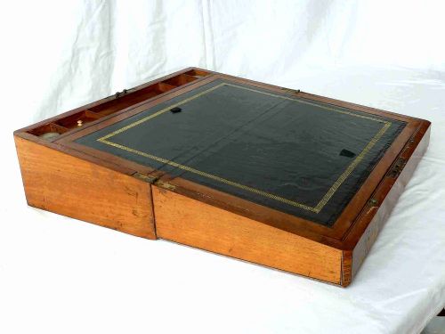 LARGE VICTORIAN BURR WALNUT PARQUETRY INLAID WRITING SLOPE PORTABLE DESK TUNBRIDGE WARE - ADDITIONAL PHOTO 3
