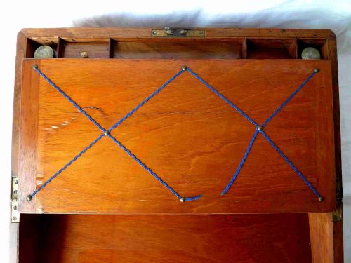 LARGE VICTORIAN BURR WALNUT PARQUETRY INLAID WRITING SLOPE PORTABLE DESK TUNBRIDGE WARE - ADDITIONAL PHOTO 6
