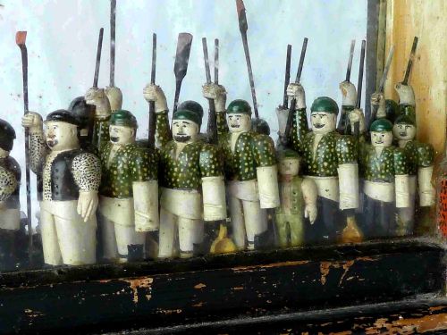 WELSH MODEL COPPER SMELTING FURNACE FOUNDRY WORKS DIORAMA FOLK ART VICTORIAN - ADDITIONAL PHOTO 4