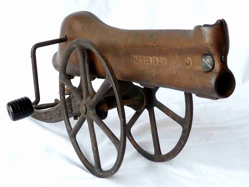 YOUNG AMERICA RAPID FIRE GUN CANNON CAST IRON TOY 1907 PATENT - ADDITIONAL PHOTO 3